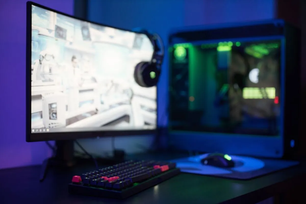 gaming setup